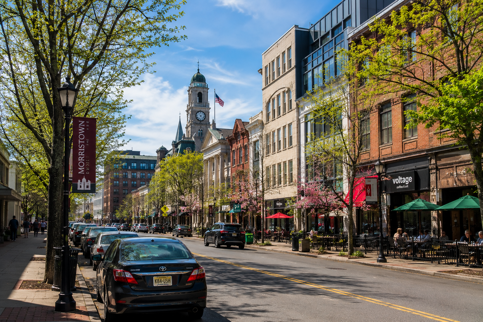 Downtown Morristown NJ